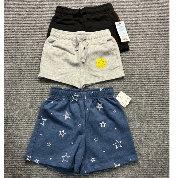 Cat & Jack Other - Cat & Jack Marvel Kids Shorts 3T Black Gray Star Blue 3 Pk Casual Summer Minimal